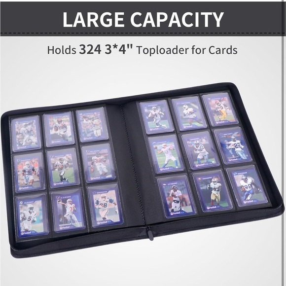 Brand New Toploaders Binder Sports Cards Holder Trading Cards Storage Blue - Picture 4 of 16